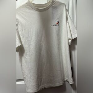 Converse White Short Sleeve cotton  Tee